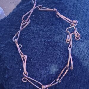 Elegant Copper-Toned Chain Necklace